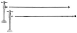 Mountain Plumbing MT8123X-NL-SC Satin Chrome Universal Lavatory Supply Kit - Angle Sweat