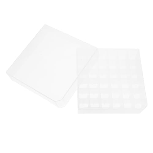 PRETYZOOM Laboratory Cryogenic Storage Box for Tubes Holder for Tubes Material for Freezer Use Laboratory Tube Storage