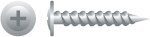Strong-Point 86MZ 8 x 0.75 in. Phillips Modified Truss R-W Head Screws Zinc Plated Box of 8 000