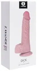 S-Hande Prótese Realística Dick, PVC, 21,3 x 3,5 cm, Com Ventosa, Textura de Veias