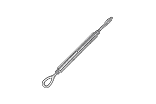 Tensores para cables galvanizados Indusco Hot Dipped Gancho y Ojal, 3/4" x 12" miniatura 2