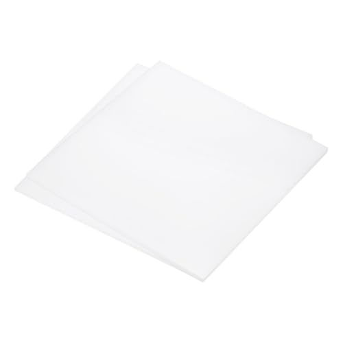 Image of DMiotech 2 Pack 10 x 10 x 0.15 Inch Plastic UHMW Sheets, Ultra High Molecular Weight Polyethylene, Opaque White Polyethylene Board for Automotive, Chemical, Manufacturing, DIY Home Kitchen