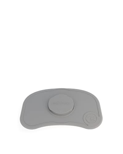 Twistshake Click Mat Base de Silicona Antideslizante para bebés, 38 x 25 cm, Libre de BPA, Gris Pastel D2C