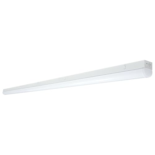 Luminaria lineal LED de 8 pies Nuvo 65/703R1 blanca miniatura 1