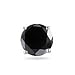 3/4 Cts of 5.34-6.01 mm Black Diamond Men's Stud Earring in 14K White Gold - Valentine's Day Sale