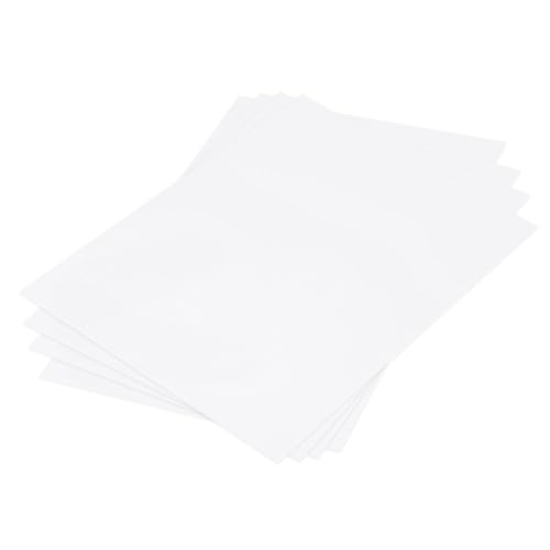 Image of MECCANIXITY ABS Plastic Sheet 12 Inch x 8 Inch x 0.06 Inch ABS Styrene Sheets for Building Model DIY Crafts Panel White 4 Pcs