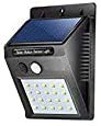 iDigi 20 LED Solar Wireless Security Motion Sensor LED Night Light (Black)