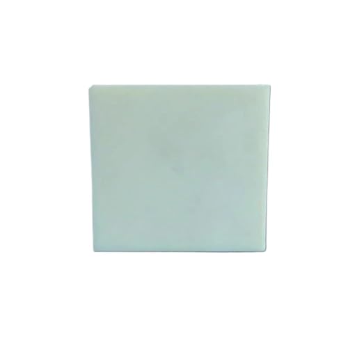 Placas aislantes de fibra cerámica, Lámina de cerámica de alúmina de varios tamaños(5 x 5cm x 10mm)