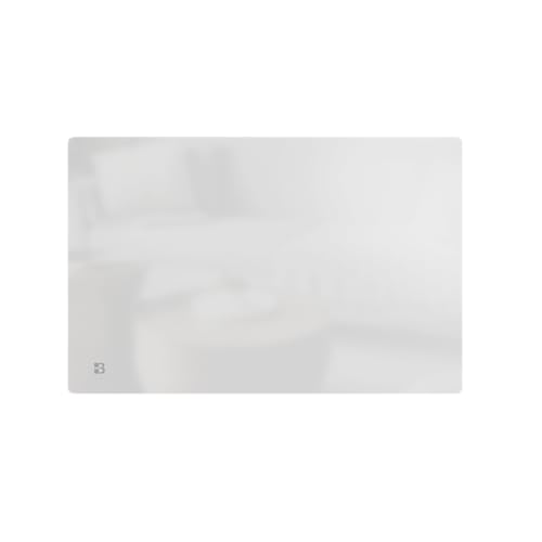 BESTHERM - Radiateur électrique Inertie Sèche Céramique Chauffage Électrique Façade en Verre 1500W Bestherm IRIS Horizontal Blanc