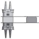 3-6034P1-BK, Connector Accessories Boot Straight Thermoplastic Elastomer (5 Items)