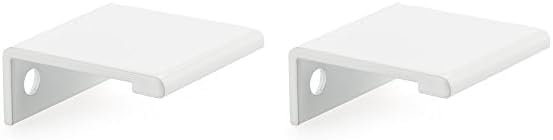 Richelieu Hardware BP98982530 - Tirador Lincoln Collection, 1 pulgada, color blanco (paquete de 2)