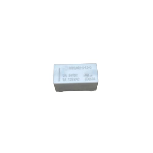 Relais HFD2-012-S-L2-D de 10 pines y 2A para control de circuitos de corriente continua 7