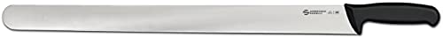 Ambrogio Sanelli - Supra - Cuchillo Kebab. Mango ergonómico de polipropileno, color negro. Hoja: lisa y estrecha, punta redondeada, Nitro-B acero inoxidable nitrógeno. 55 cm.