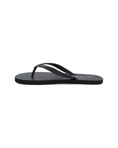 Image of Volcom Men's Volcomotion Flip Flop Sandals - Comfort Foam, Water-Friendly Thong Sandal, Black Grey V, 10