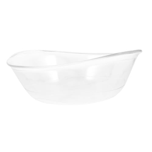 Mobestech 多用途プラスチック洗面器 食器洗い 洗濯物浸け置き シャンプー 足洗い対応 家用収納バケツ キッチン収納にも適した透明洗面ボウル