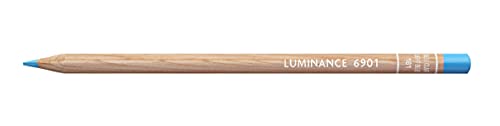 Image of CARAN DACHE LUMINANCE 6901 THE MOST LIGHTFAST PERMANENT COLOUR PENCIL EVER DESIGNED FOR PROFESSIONAL ARTIST (LIGHT BLUE)
