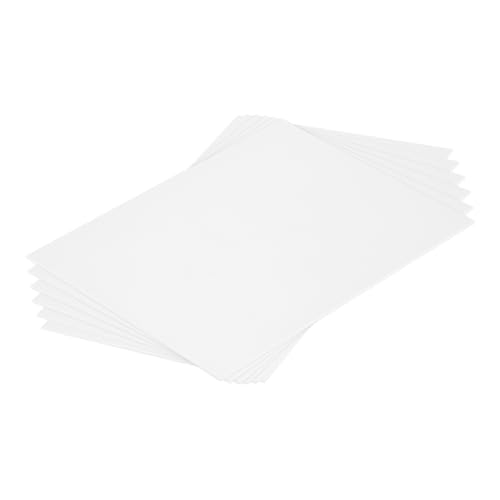 MECCANIXITY ABS Plastic Sheet 8 Inch x 6 Inch x 0.04 Inch ABS Styrene Sheets for Building Model DIY Crafts Panel White 6 Pcs