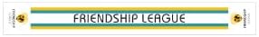 Friendship League Fan Scarf, White, One Size