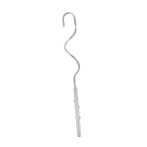 CLISPEED Cabezal De Agitación Gancho De Para Reemplazo De Mezclador Gancho Para Amasar Pequeño Piezas y Accesorios Para Batidoras De Mano. Partes Del Mezclador Acero Inoxidable Silver