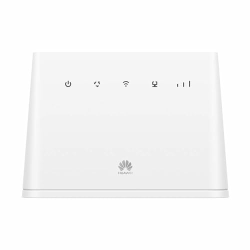 Huawei B311-211- Router 4G Wireless LTE 150 MBps, WiFi Mobile, con 1 Porta GE LAN/WAN, WiFi da 300 MBps di VelocitĂ , Bianco
