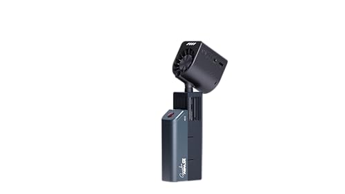 SmokeNINJA PRO Hazer Kit - Cinematic Mini Smoke Machine Handheld Portable Fog/Haze Machine Steam and Dry Ice Settings and Bluetooth-Connected Nozzle - Remote Control & Battery Powered