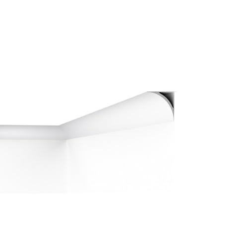 Corniche de Plafond NE4 PURE NOMASTYL - 100x100x2000mm - Grande Moulure Décorative - Polystyrène Haute Qualité - NOËL & MARQUET - Design Moderne et Épuré...