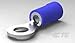 328527, PIDG Ring Tongue Terminal 14-16AWG Copper Blue 20.96mm Tin Loose (250 Items)
