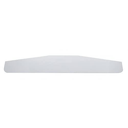 Image of United Pacific Chrome Standard Bottom Mud Flap Plate - Welded Stud