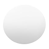 Design rond élégant : son design rond, à la fois simple et raffiné, apporte une touche sophistiquée à tout décor. plateau porte-parfum, miroir, centre de table