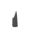 Syos Soprano Saxophone Mouthpiece, Steady Model, 5 Tip Opening, Anthracite Gray, Improve the Sound o