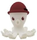 Mombella Bijtspeelgoed voor Baby's 6-18 Maanden, Siliconen Kauwspeelgoed, Grappig Cadeau - Rood