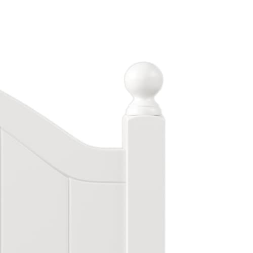 Zaboro King Size Platform Bed,Solid Wood Bed Frame With Wood Headboard And Footboard,Mattress Foundation With Wood Slats And Center Legs Support,No Box Spring Needed No Noise-Free #TOP4