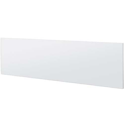 Image of Threehoney 1 Pcs White HDPE Sheet 1 /4 inch Thick 12 x 48 Inch, HDPE Plastic Sheet High Density Polyethylene Board Flexible Solid Plastic Block for DIY Projects Crafts Machining Home