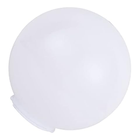ibasenice Lámpara de Poste de Globo Acrílica Blanca Cover
