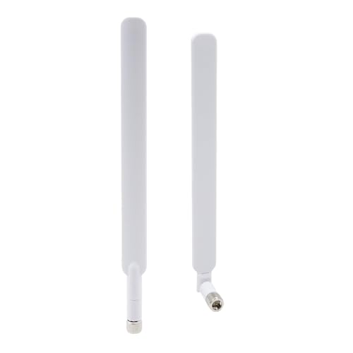 Antenne 4G LTE SMA Stecker Weiß 10dBi, 2 Packungen Cellular Trail Cameras Extender kompatibel mit B593S-850 B880 B890 B310 B593 4G LTE CPE ZTE Router Hotspot (Weiß) Antenne 4G LTE SMA Stecker Weiß 10dBi, 2 Packungen Cellular Trail Cameras Extender kompatibel mit B593S-850 B880 B890 B310 B593 4G LTE CPE ZTE Router Hotspot (Weiß)