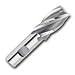 Cleveland Twist 3/8" x 3/8" x 2-1/2" 4-Flute Uncoated M42 Cobalt Center Cutting Single End Mill
