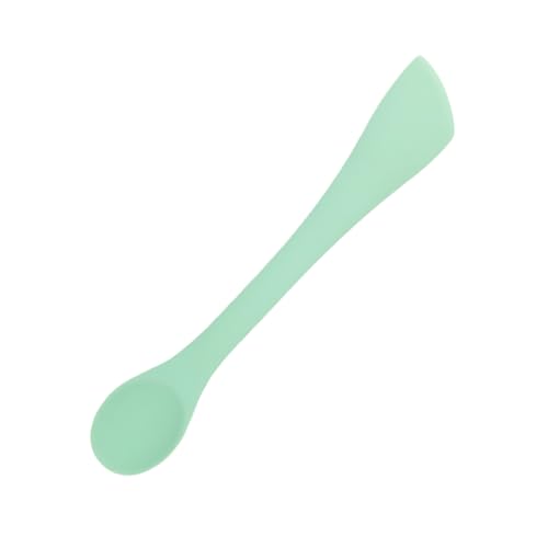 CIYODO Raspador de silicona de cabezas cuchara mezclando cocinando delgado kitchen gadgets panelas cozinha Herramientas para hornear utensilios para hornear gel de sílice Green