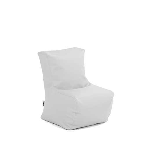 Avalon poltrona Piccola in finta pelle Jazz morbida dim: 40x40 cm, h 55 cm Colore Bianco