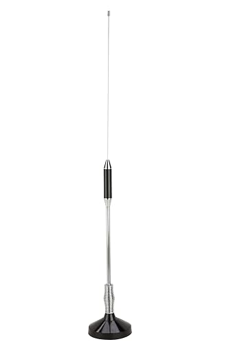 Scosche CB201 Universal Magnetic Mount CB Antenna AM Band with 26 Mast and 10 Cable (Black)