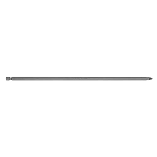 GRAPHITE Embout de tournevis type PZ1/PZ2/PZ3/PH1/PH2/PH3 x taille 6,35 x longueur 150/300 mm, prise 1/4", kit de tournevis (PZ2/300 mm)