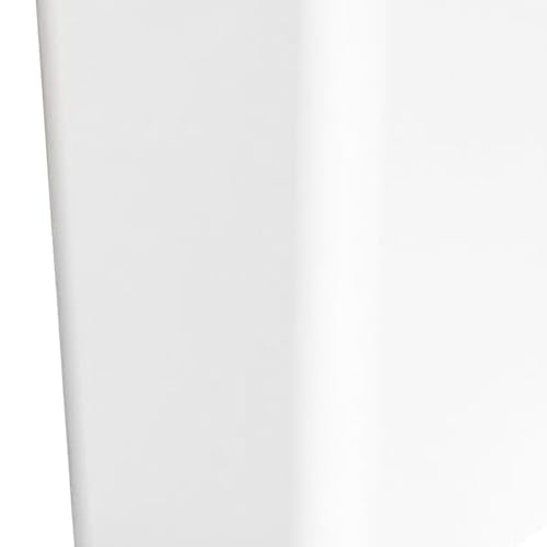 Caneca de basura plástica rectangular 15L blanca miniatura 4