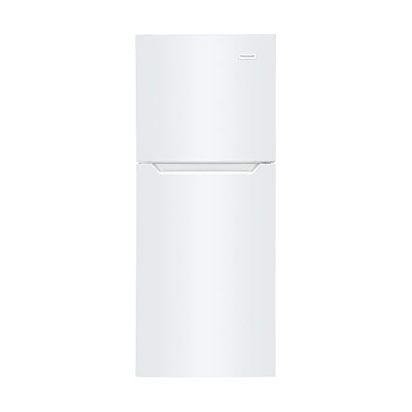 Frigidaire 11.6 Cu. Ft. Compact ADA Top Freezer Refrigerator in White with Electronic Control Panel, Reversible Door Swing, ENERGY STAR