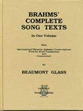 Brahms' Complete Song Texts