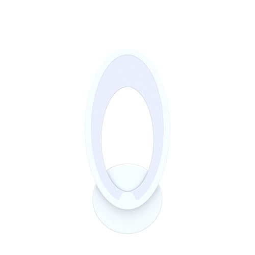 Image of Metal Oval LED Wall Lamp for Living Room, Bedroom & Office Decorative Wall Light with 3 Color Lighting for Home, Cafe & Restaurant (Oval LED WALL)