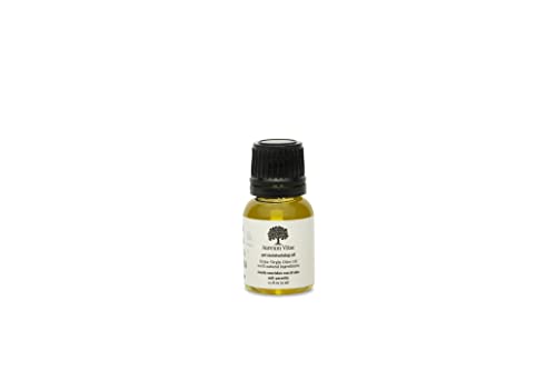 AUREUM VITAE 엑스트라 버진 올리브 오일 개 보습 오일 15ML | 영양이 풍부하고 광택이 나는 강아지 코트용 | 유기농 및 친환경 | 글루텐 및 잔인성 무료 | 100% 천연 및 보습 성분