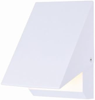 ET2 Alumilux Tilt-8W 1 LED Outdoor Wall Mount in Modern Style-5 Inches Wide by 7 inches high-White Finish