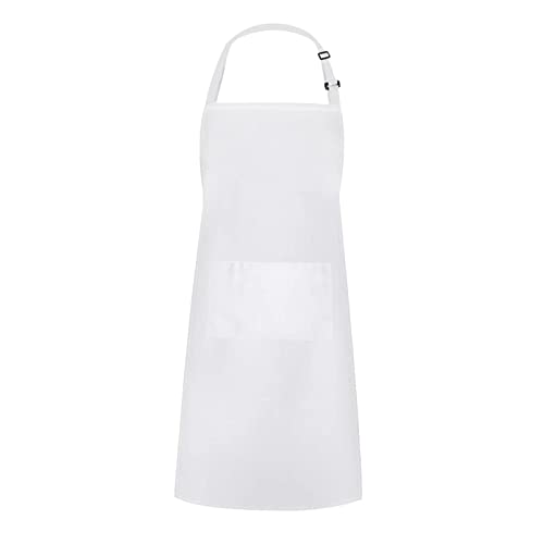 Tablier de cuisine adulte avec poche sangle ajustable polyester anti-tache - 8