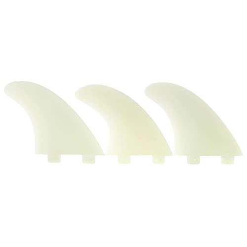 Extremehorizon Eurofin E4 FCS Compatible Surfboard Fin. - Bone