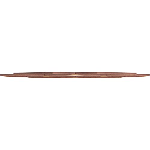 Image of Ekena Millwork 22 inchOD x 7 3 /4 inchID x 3 /8 inchT Florin Wood Fretwork Pierced Ceiling Medallion, Walnut