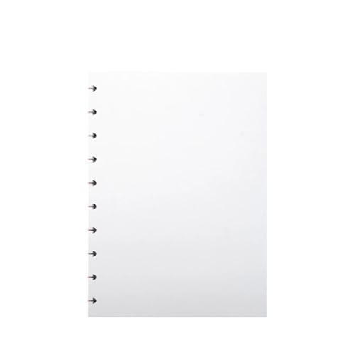 Recambio B5 de hojas en blanco para cuaderno de discos con agujeros de seta